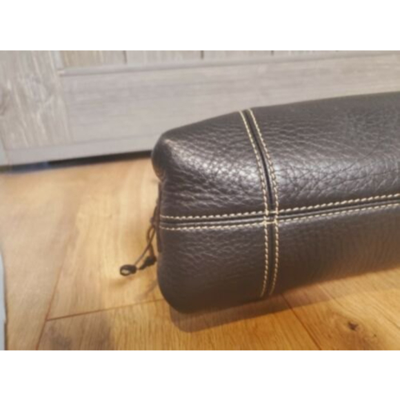 Dooney & Bourke Bkack Leather Pebble Small East/West Slouch Handbag Purse - Picture 5 of 12